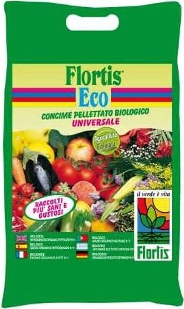 FLORTIS-ECO---5Kg---CONCIME-BIOLOGICO-PELLETTATO-UNIVERSALE