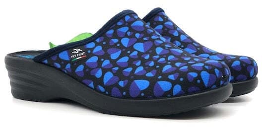 FLY FLOT Ciabatta chiusa donna Aprilia Blu in Pantofole Calzature Durello - Agna, commercioVirtuoso.it