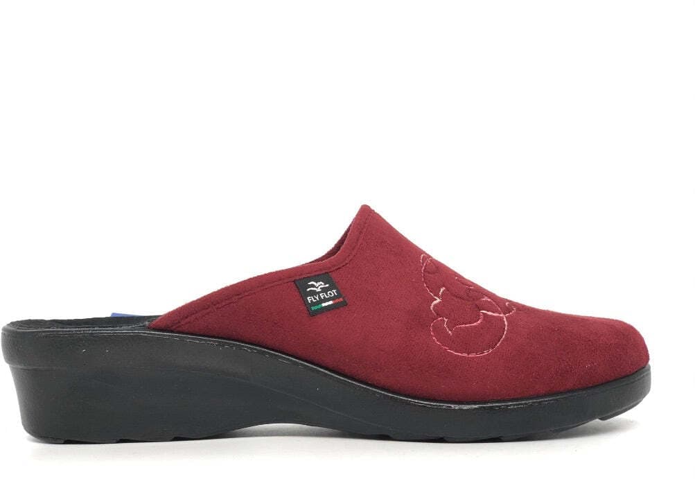 FLY FLOT Ciabatta donna chiusa bordò alta in Pantofole Calzature Durello - Agna, commercioVirtuoso.it