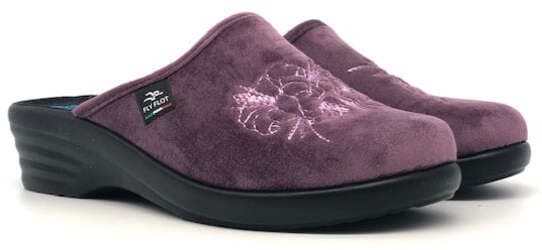 FLY FLOT Ciabatte donna con zeppa lilla in Pantofole Calzature Durello - Agna, commercioVirtuoso.it