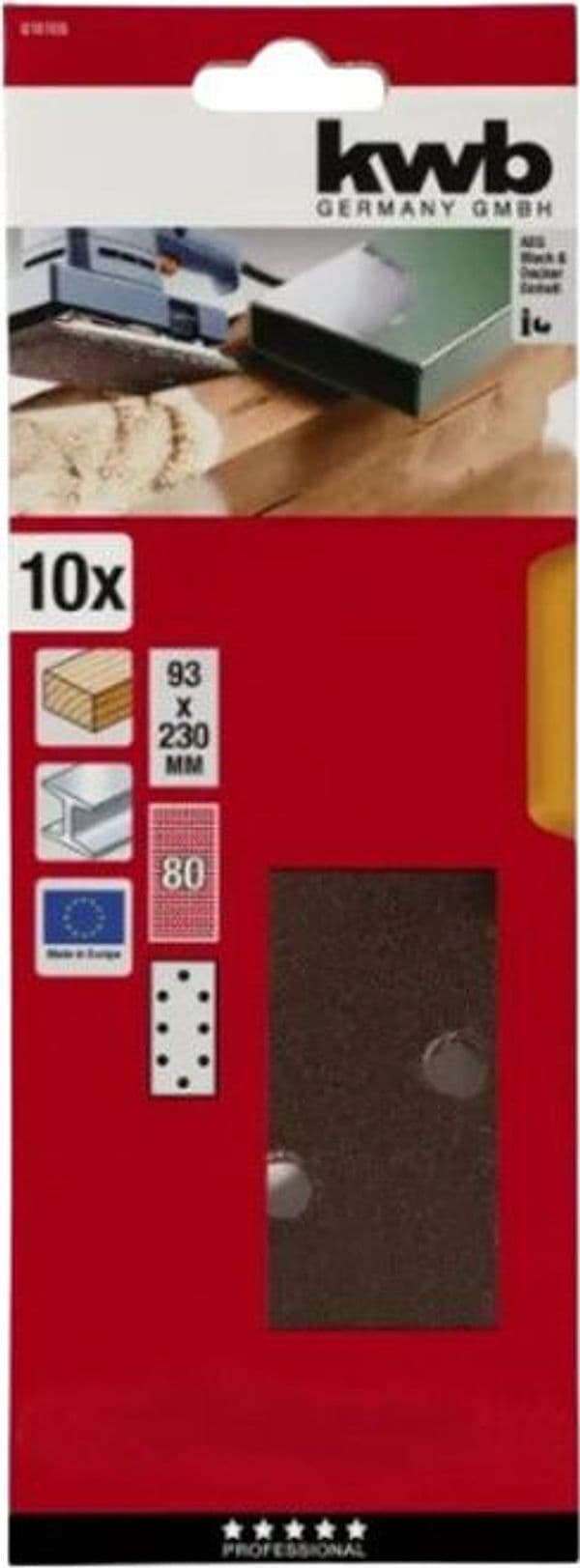 Fogli abrasivi levigatrice Kwb 818108 80G Fai da te/Utensili elettrici e a mano/Accessori per utensili elettrici/Accessori per levigatrici/Fogli/Fogli rotorbitali Scontolo.net - Potenza, Commerciovirtuoso.it