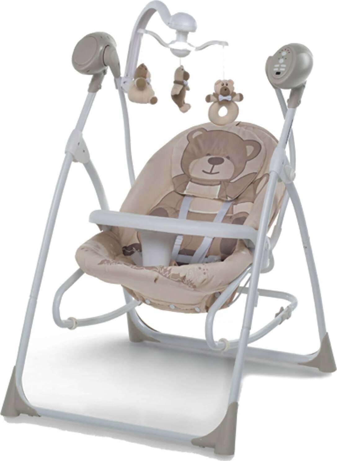 Foppapedretti Altalena Neonato Carillon Teddy Sistema 2 In 1 Utilizzabile Come Sdraietta Con Sistema A Dondolo 5 Velocità E 16 Melodie Musicali Altalena Con Telecomando E Alimentazione A Batteria O Cavo Di Corrente Fino A 9kg Prima infanzia/Attività e intrattenimento/Sdraiette e dondolini Mondo Bimbo - Bagnara Calabra, Commerciovirtuoso.it