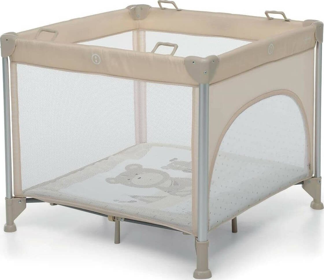 FOPPAPEDRETTI-Lettino-Da-Campeggio-Quadrato-Jubox-+-Tappeto-Gioco-Trainer-Palestrina-con-Peluche-Incluso-38-Cm-con-Borsa-Trasporto-Inclusa-Letto-Portatile-Per-Bambini-disponibile-in-vari-colori-Dolcestella-Augh