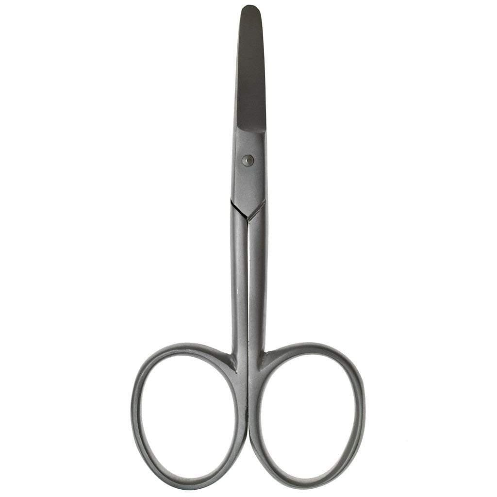 Forbici-Professionale-Forbicine-462-Unghie-Unghia-Acciaio-Inox-Punta-Tonda