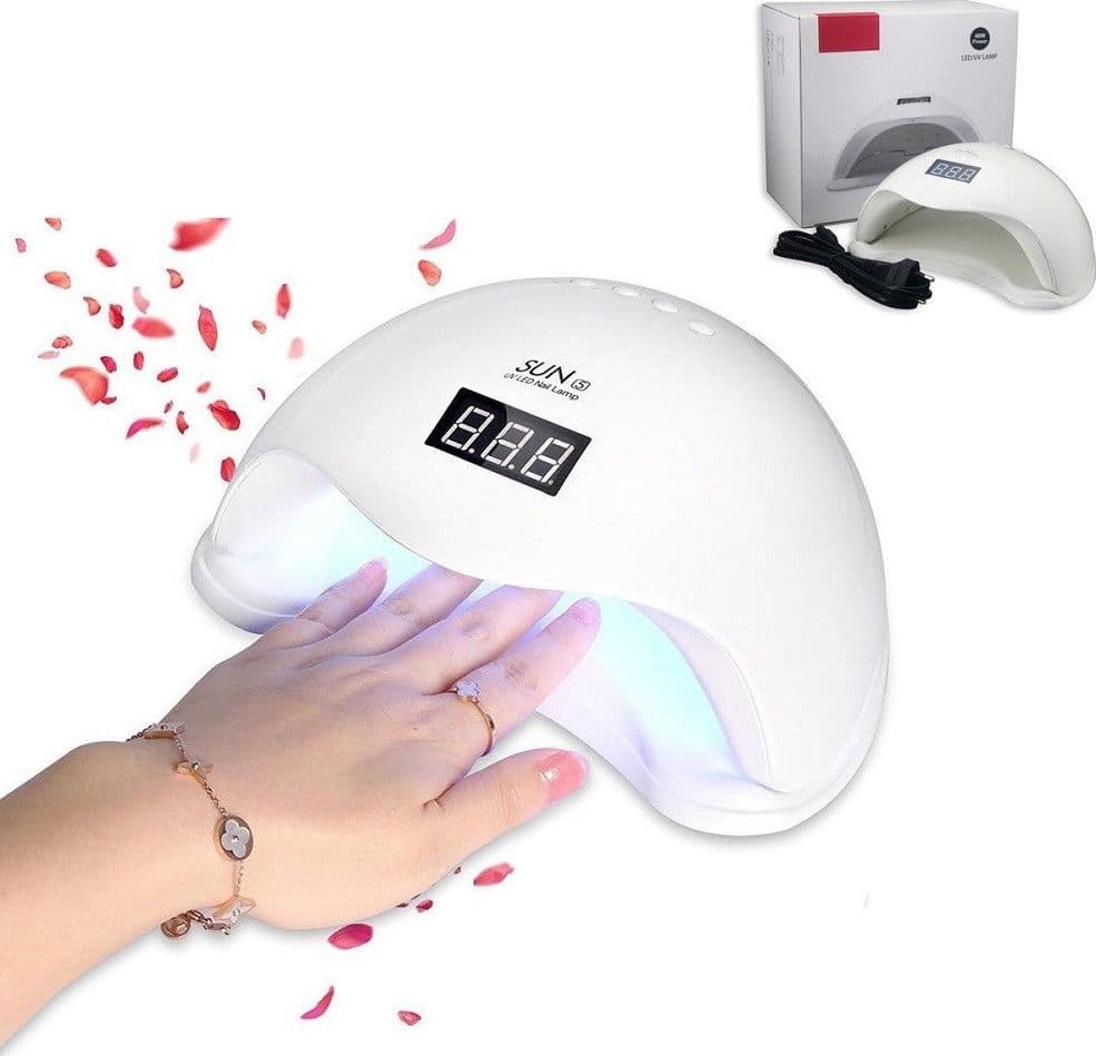 Fornetto-Led-Uv-48w-24-Led-Per-Ricostruzione-Colata-Gel-Unghie-Unghia-Nail