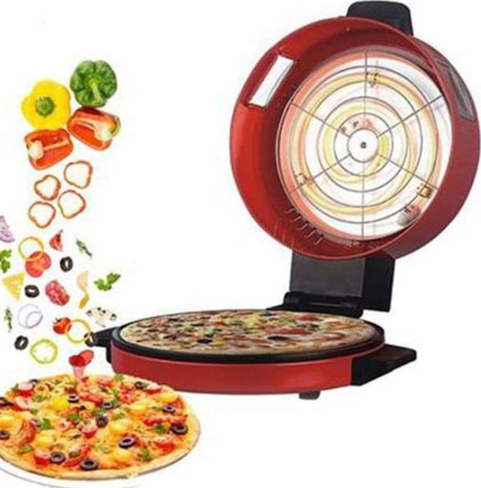 FORNO CUOCI PIZZA ELETTRICO CUCINA 2 IN 1 FORNETTO DOPPIA COTTURA 1800WATT 30CM Trade Shop italia - Napoli, Commerciovirtuoso.it