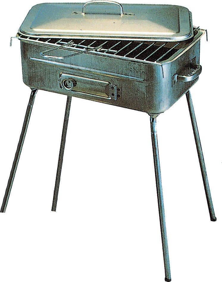 Forno Rettangolare 'Pic Nic' A Carbonella Barbecue Fornacetta In Lamiera Rettangolare 25x36cm Griglia e Coperchio Inclusi Giardino e giardinaggio/Barbecue e picnic/Barbecue e affumicatori/Barbecue da giardino e terrazza/Barbecue a carbone Ferus - Montoro, Commerciovirtuoso.it