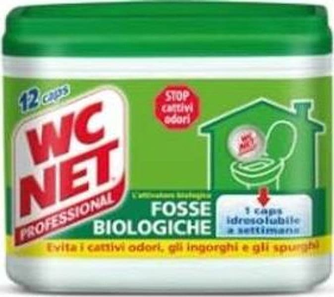 Fosse Biologiche - 12 capsule da 216 gr - WC Net Casa e cucina/Detergenti e prodotti per la pulizia/Detergenti per la casa/Detergenti multiuso Eurocartuccia - Pavullo, Commerciovirtuoso.it