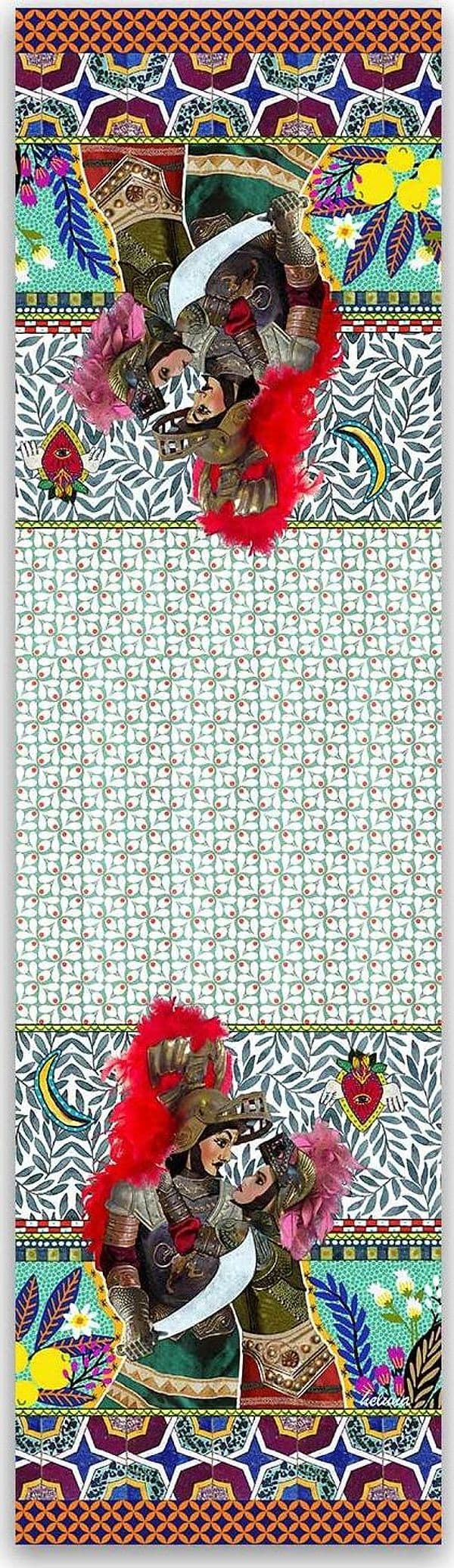 Foulard-seta-Angelica-e-Orlando