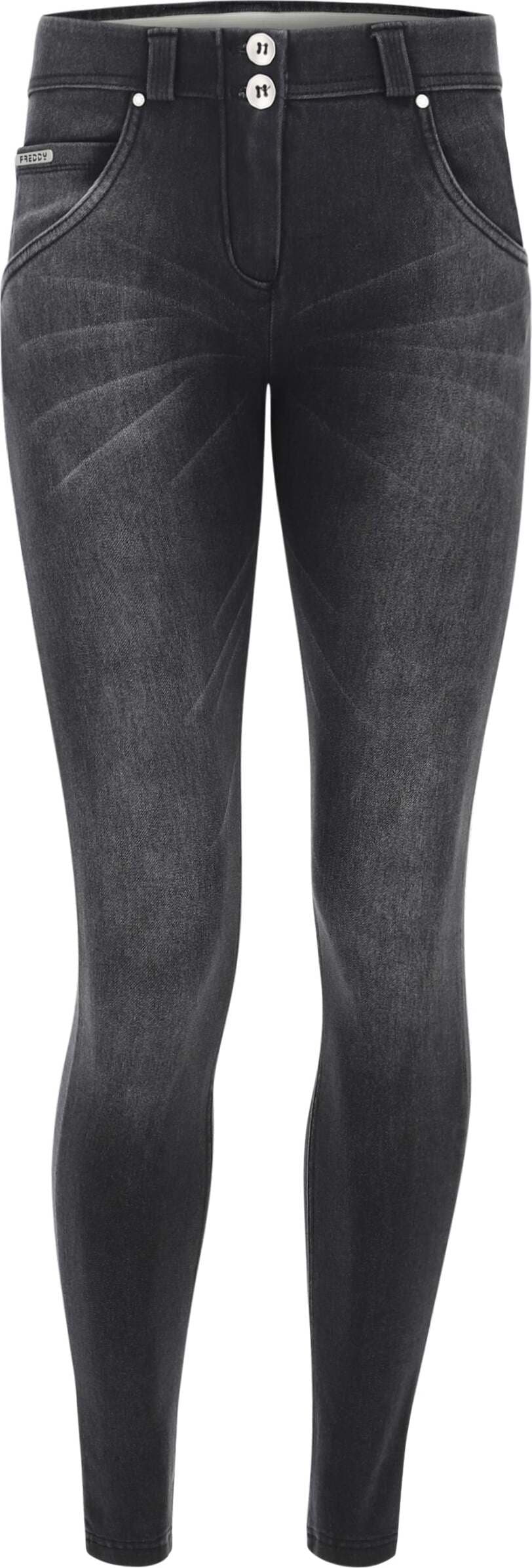 FREDDY-Pantaloni-Nero-da-donna