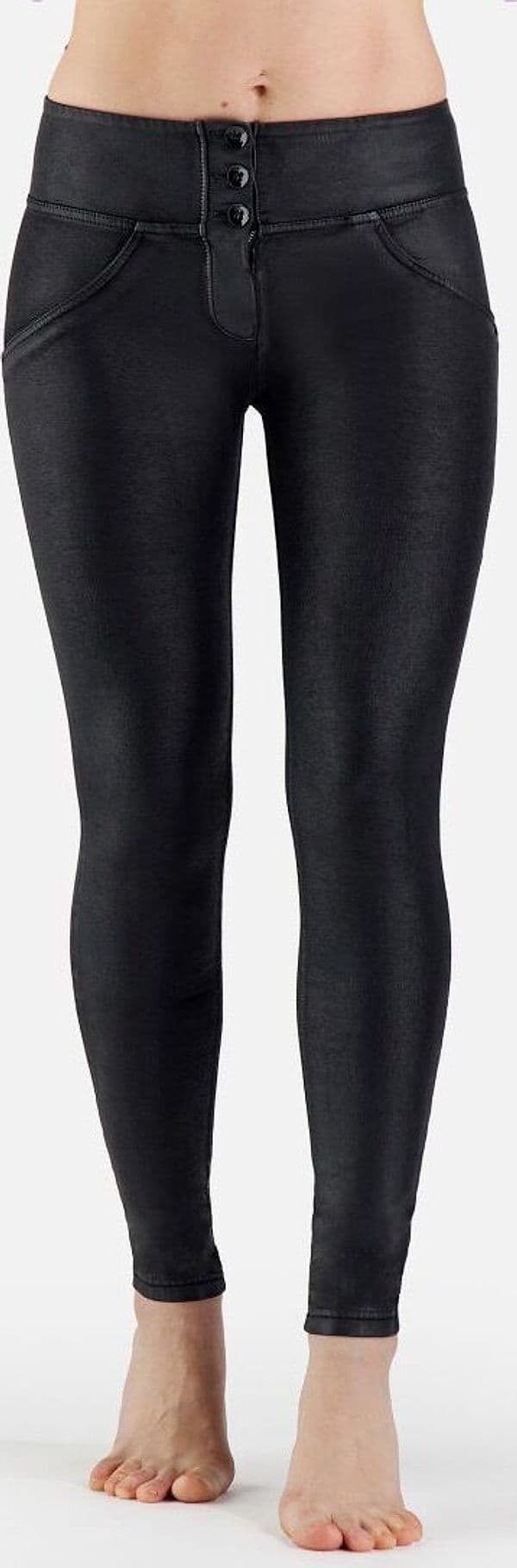 FREDDY-Pantaloni-Nero-da-donna