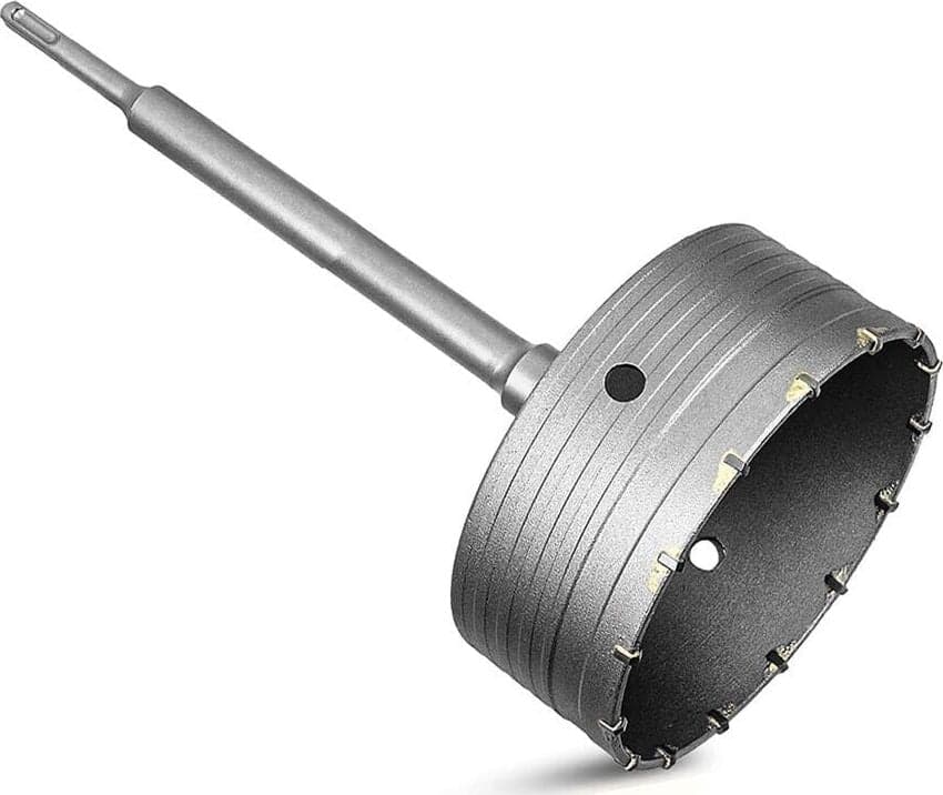 Fresa-A-Tazza-160-Mm-Carotatrice-Muro-Asta-Sds-Plus-50-Cm-Prolunga-Da-Trapano-Tools