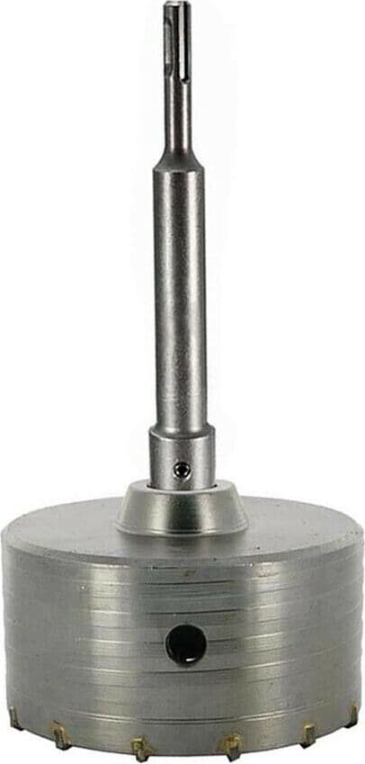 Fresa-Muro-Carotatrice-A-Tazza-130-Mm-Barra-Asta-Sds-Plus-35-Cm-Trapano-Tools