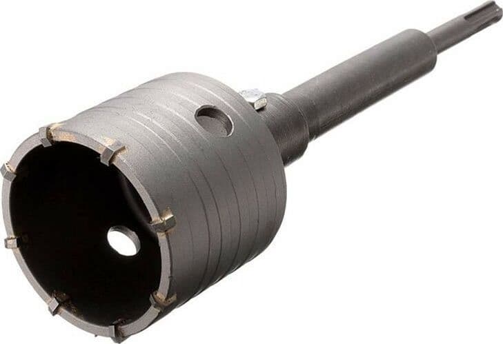 Fresa-Muro-Carotatrice-A-Tazza-60mm-Barra-Sds-Plus-35cm-Prolunga-Punte-Trapano-Tools
