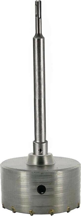 Fresa-Muro-Carotatrice-Tazza-130mm-Attacco-Sds-Plus-60cm-Prolunga-Punte-Trapano-Tools
