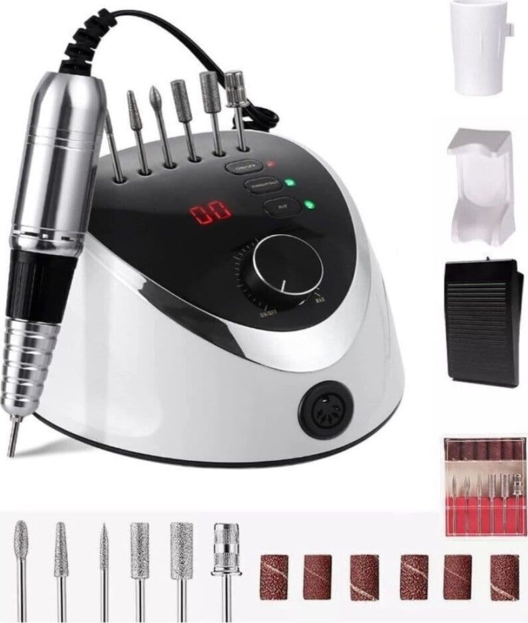 FRESA PER UNGHIE PROFESSIONALE 35000 GIRI RICOSTRUZIONE MANICURE PEDICURE M12 in Frese per unghie Trade Shop italia - Napoli, commercioVirtuoso.it
