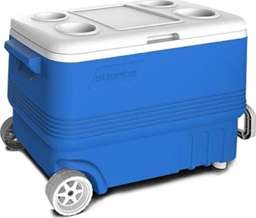 FRIGO PASSIVO BOX REFRIGERATO CON RUOTE VASSOIO PORTABICCHIERI COPERCHIO 45LT BLU 286505 in Frigoriferi Trade Shop italia - Napoli, commercioVirtuoso.it