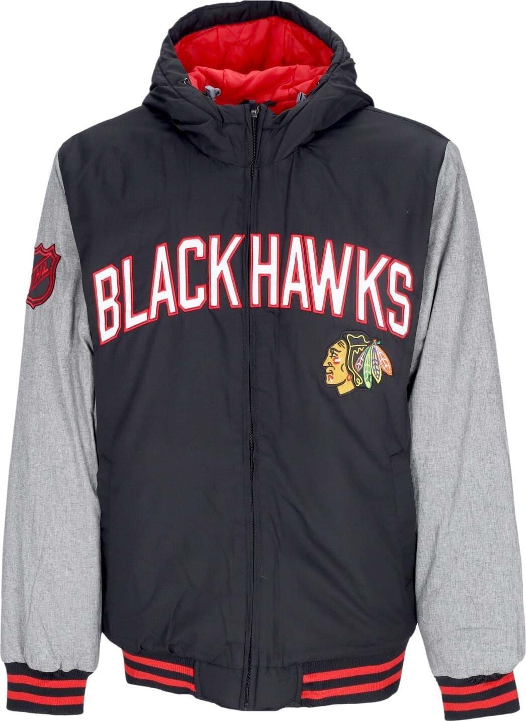 G-III-Giubbotto-Uomo-Nhl-Padded-Jacket-Chibla-Black/original-Team-Colors-da-uomo