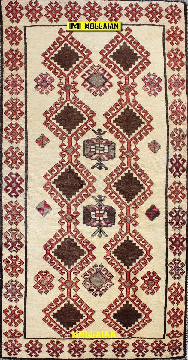 Gabbeh Kashkuli D'epoca 227x118 Casa e cucina/Tessili per la casa/Tappeti e tappetini/Tappeti Mollaian Tappeti - Lecce, Commerciovirtuoso.it