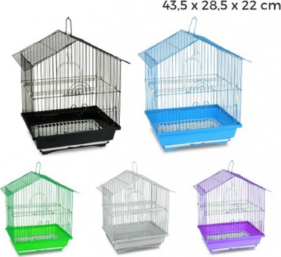 Gabbia Per Uccelli Di Piccole Dimensioni Bird 43.5 X 28.5 X 22 Cm Mangiatoie Prodotti per animali > Altri Animali > Volatili > Gabbie per uccelli Trade Shop italia - Napoli, Commerciovirtuoso.it