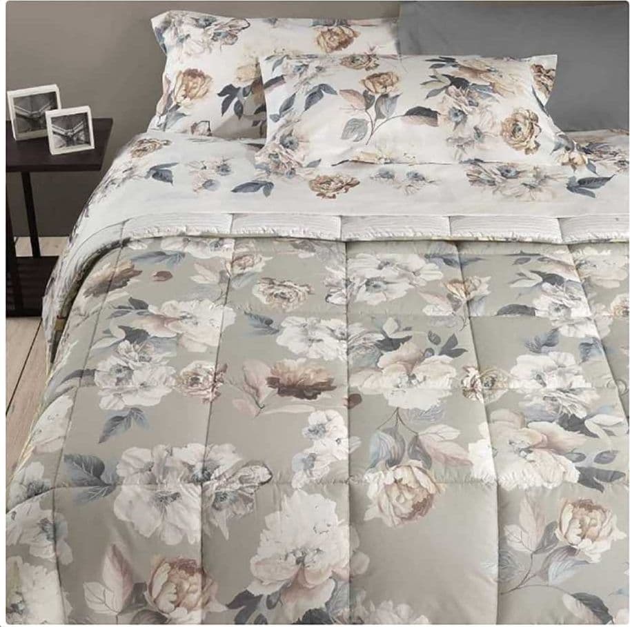 Gabel Trapunta Letto Matrimoniale Peony In Cotone Colore Grigio Nebbia Casa e cucina/Tessili per la casa/Biancheria da letto/Coperte e trapunte/Trapunte La Bottega del Risparmio - Bari, Commerciovirtuoso.it