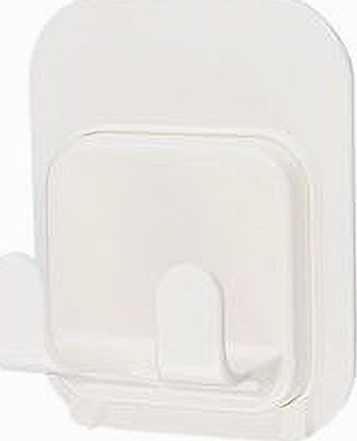 GANCIO DOPPIO ADESIVO A PARETE MULTIUSO PER BAGNO CASA CUCINA TRASPARENTE 87361 in Ganci portasciugamani Trade Shop italia - Napoli, commercioVirtuoso.it