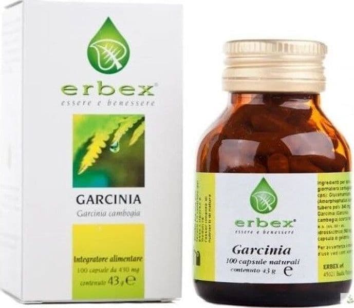 GARCINIA integratore alimentare 100 capsule Erbex