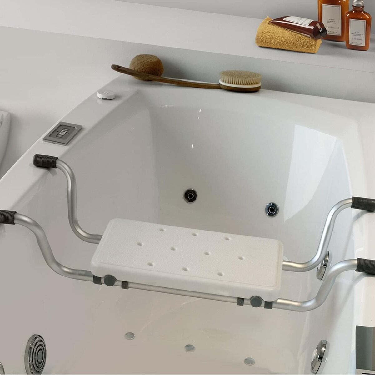 GEDY - FRIEND SEDILE PER VASCA IN RESINE TERMOPLASTICHE ESTENSIBILE 71- 81,5 MAX