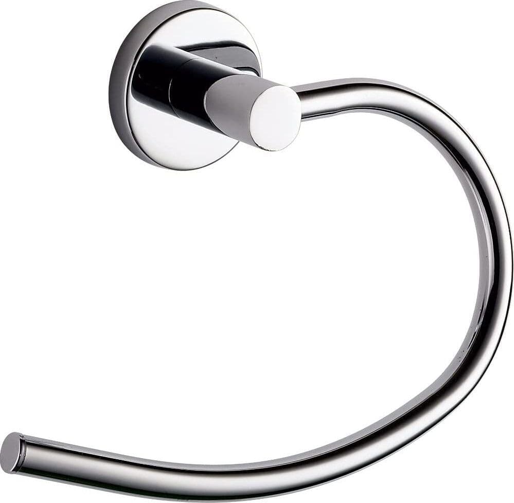 GEDY--PORTASALVIETTE-AD-ANELLO-CM-35-CROMATO-SERIE-G.FELCE,-FISSAGGIO-A-VITE