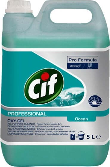 Gel Oxy - per pavimenti - 5 lt - Cif Casa e cucina/Detergenti e prodotti per la pulizia/Detergenti per la casa/Detergenti multiuso Eurocartuccia - Pavullo, Commerciovirtuoso.it