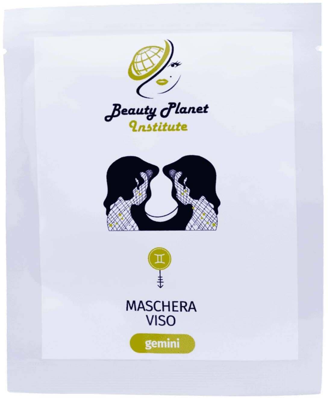Gemini Maschera Viso 25 Ml Foglio in Viscosa Maschera Trattamento Viso Beauty Planet Institute Maschera Pronta All'uso in Maschere Beauty Planet Institute - Castel San Pietro Terme, commercioVirtuoso.it