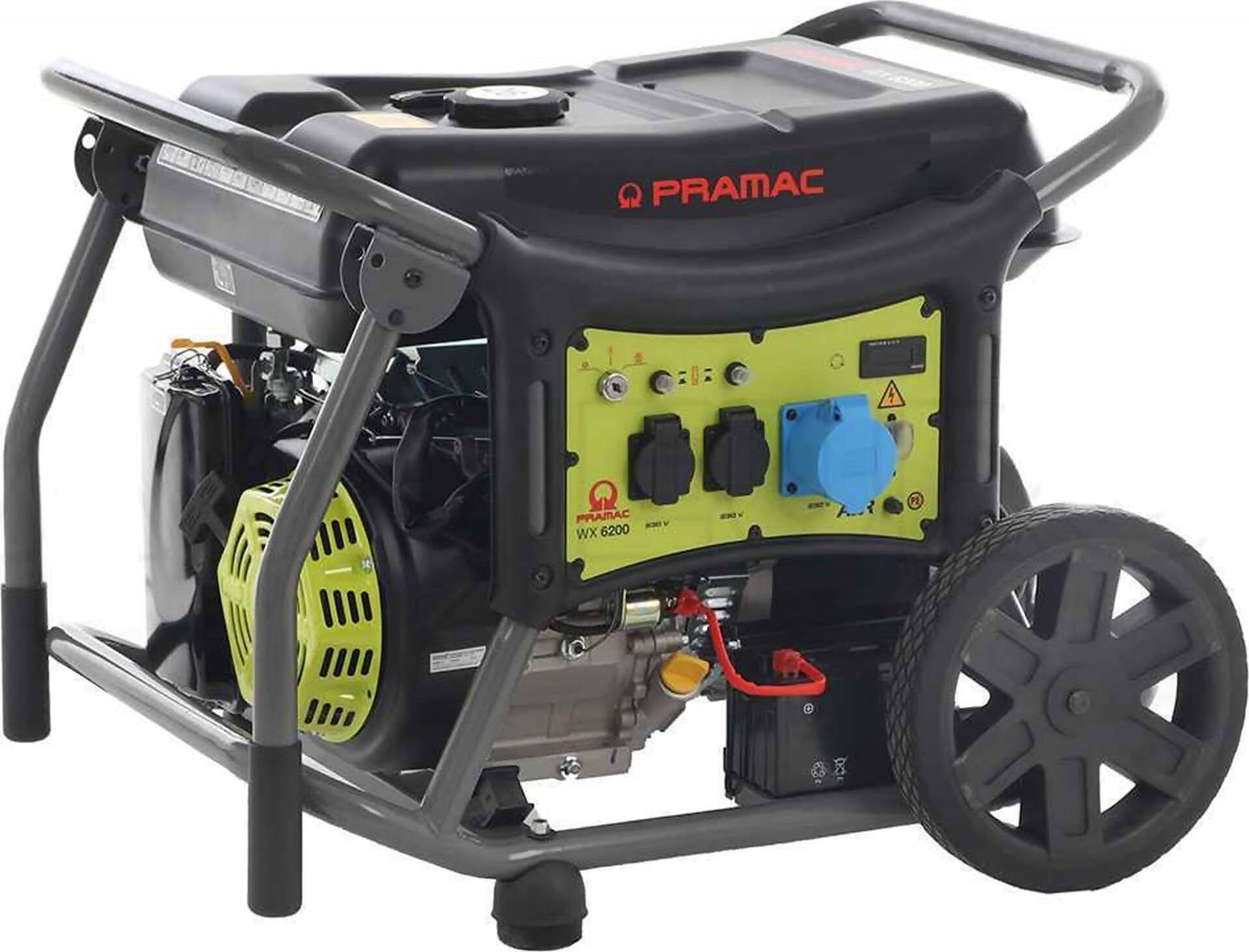 Generatore Di Corrente Pramac Wx 6200 Es Generatore Professionale A Strappo Portatile Con Ruote Monofase A Benzina 5800 W 230 V 50 Hz Fai da te/Attrezzi elettrici da giardinaggio/Generatori e alimentatori portatili/Generatori Ferus - Montoro, Commerciovirtuoso.it