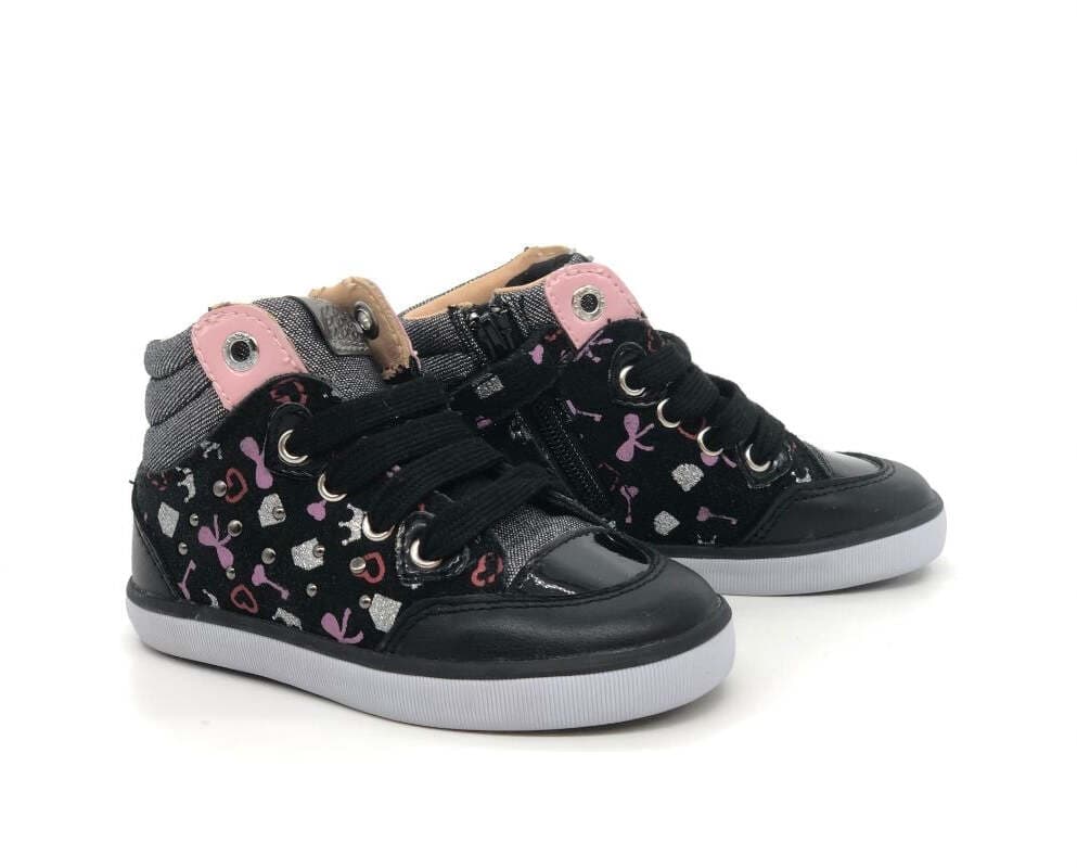 GEOX Sneaker alta bambina B Kiwi G nero in Sneaker casual Calzature Durello - Agna, commercioVirtuoso.it