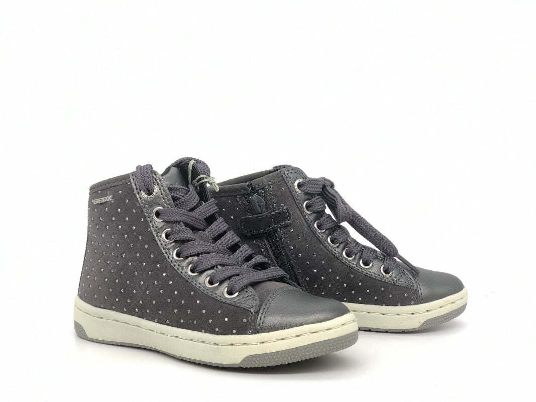 GEOX Sneaker alta bambina J Creamy B grigio in Sneaker casual Calzature Durello - Agna, commercioVirtuoso.it