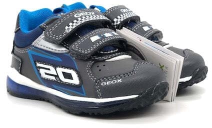 GEOX Sneaker bambino B TODO B. B antracite/black in Sneaker casual Calzature Durello - Agna, commercioVirtuoso.it