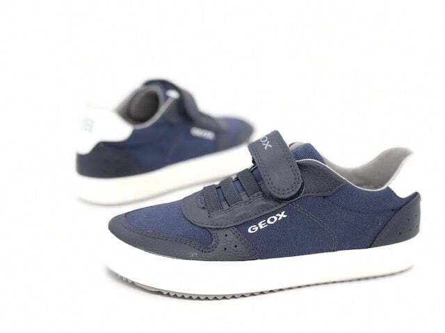 GEOX Sneaker bambino J Alonisso B. blu/bianca in Sneaker casual Calzature Durello - Agna, commercioVirtuoso.it