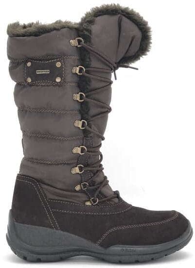 GEOX Stivale donna D AOSTA W coffee in Stivali Calzature Durello - Agna, commercioVirtuoso.it