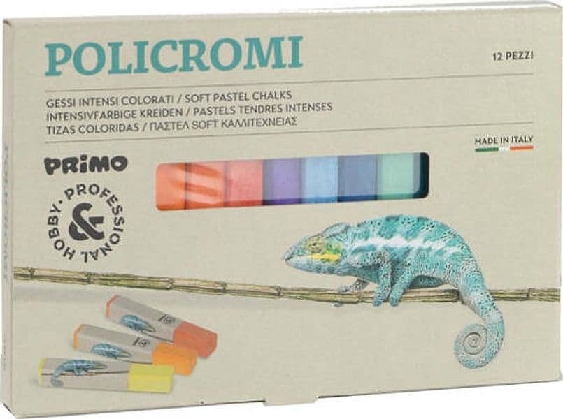 Gessetti quadrati Policromi - 13x13x80mm - quadrati - Primo - astuccio 12 colori Giochi e giocattoli/Attività creative/Accessori per disegnare e colorare/Gessetti Eurocartuccia - Pavullo, Commerciovirtuoso.it