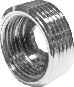 Ghiera con battuta, da 3/8 x 1/2, in ottone pesante in Bussole BagnoClic.it - Pregnana Milanese, commercioVirtuoso.it