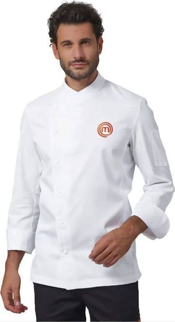 Giacca Cuoco Masterchef Originale Siggi Con Nome Ricamato Idea Regalo Giacca Cuoco 100% Cotone 190 Grammi Con Bottoni Automatici in Giacche da chef Dresswork - Como, commercioVirtuoso.it