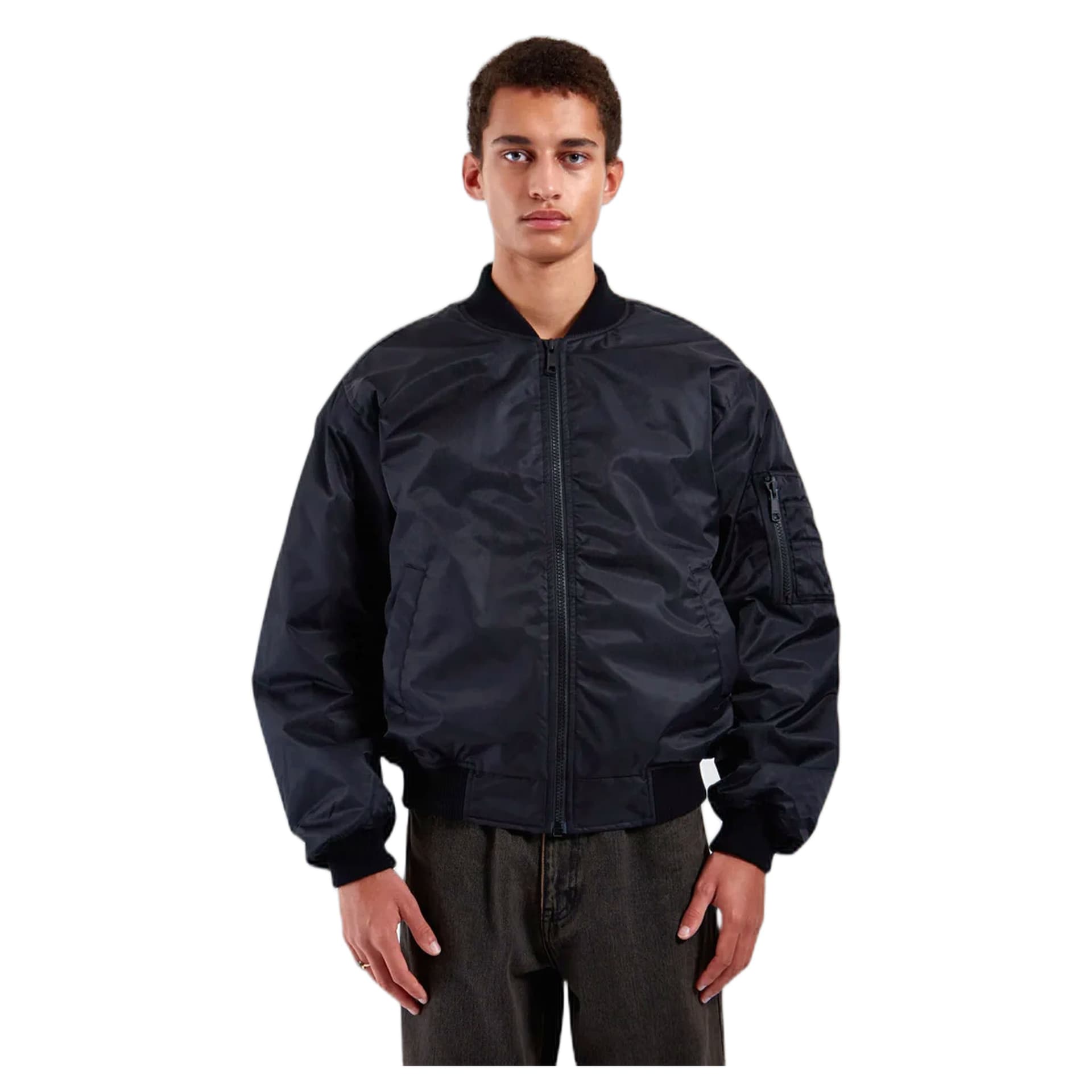 DRDENIM giacca dr denim jarvis bomber jacket - black da uomo in Giacche Drestige - Casamassima, commercioVirtuoso.it
