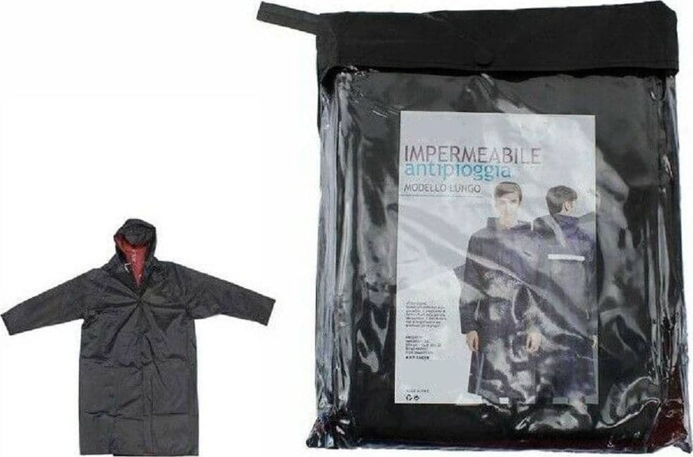 Giacca Mantella Lunga Impermeabile Pvc Lungo Anti Pioggia Con Cappuccio 59019 Abbigliamento e Accessori > Accessori Abbigliamento > Impermeabili Trade Shop italia - Napoli, Commerciovirtuoso.it