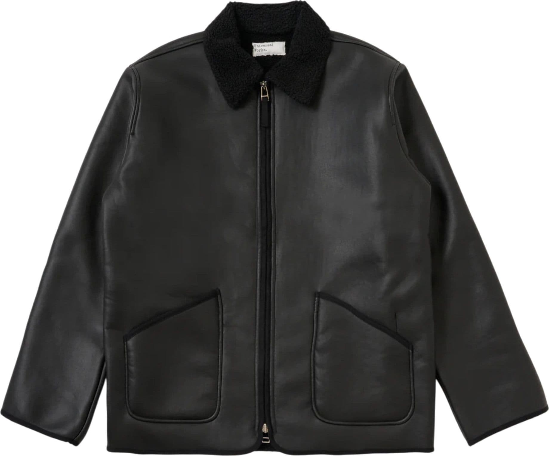 UNIVERSAL WORKS giacca universal works gower jacket not shearling - black da uomo in Giacche Drestige - Casamassima, commercioVirtuoso.it