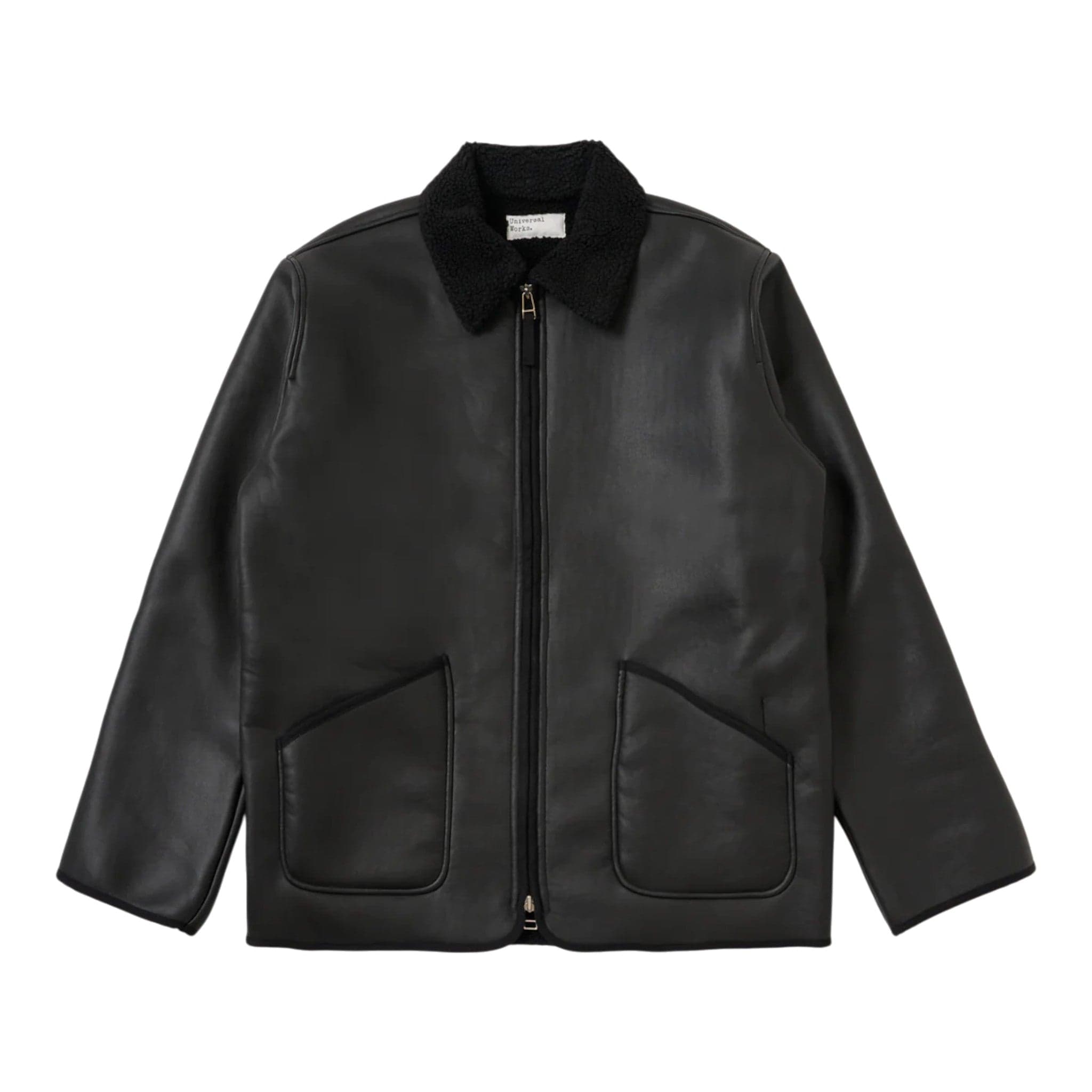 UNIVERSAL WORKS giacca universal works gower jacket not shearling - black da uomo in Giacche Drestige - Casamassima, commercioVirtuoso.it