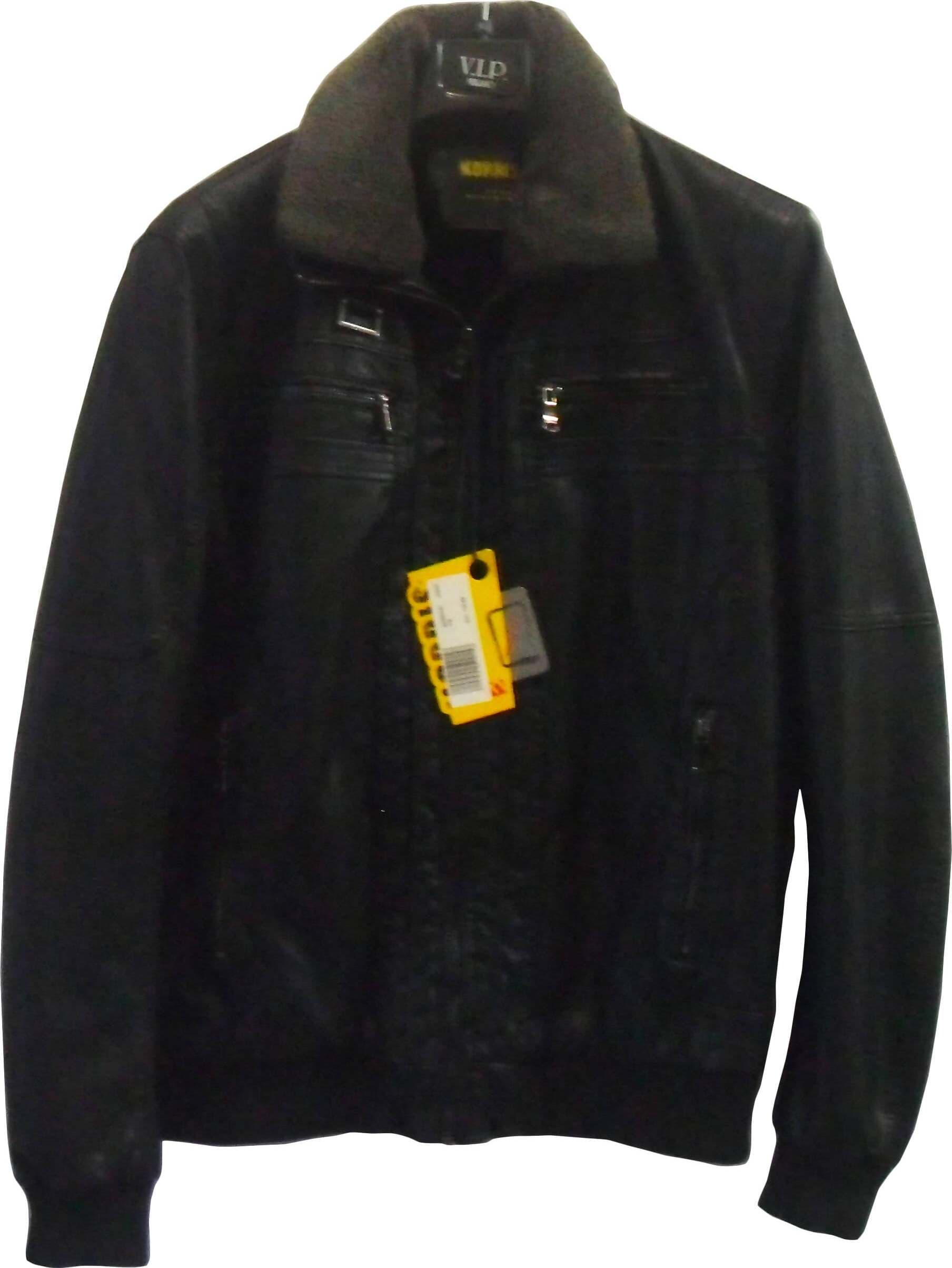 Giacca uomo in ecopelle calda imbottita con pellicciotto giubotto in eco pelle con zip art. 31735 MORRIS giubbino uomo L'Orchidea - Siderno, Commerciovirtuoso.it