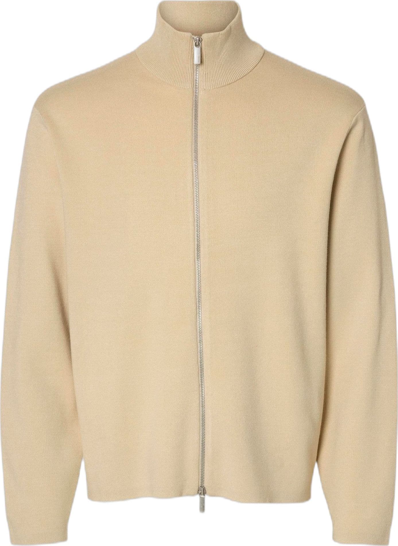 SELECTED HOMME giacca zip selected homme teller relaxed zip cardigan - oatmeal da uomo in Cardigan Drestige - Casamassima, commercioVirtuoso.it
