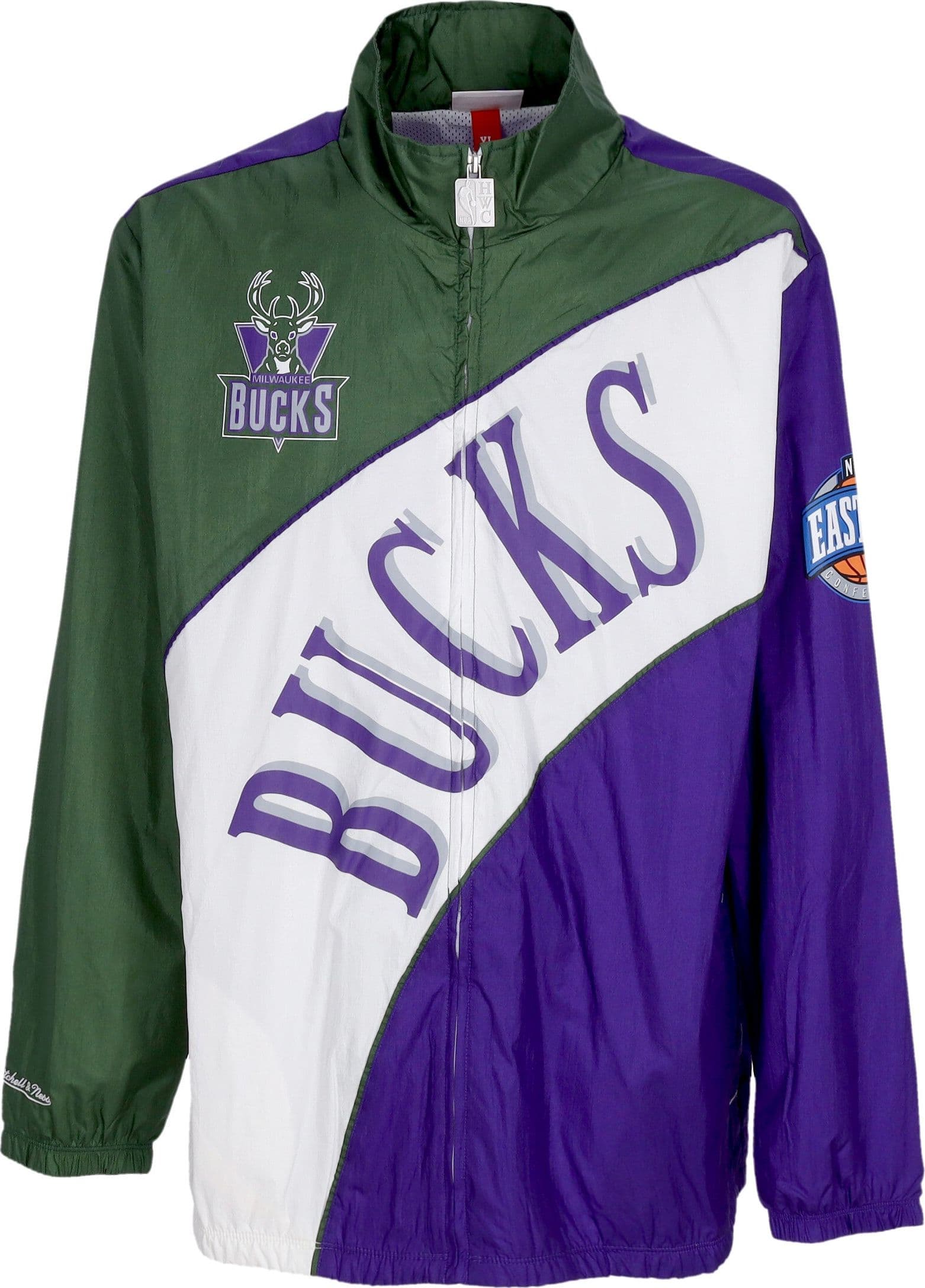 MITCHELL & NESS Giacca a Vento Uomo Nba Arched Retro Lined Windbreaker Milbuc Multi/white da uomo in Giacche Drestige - Casamassima, commercioVirtuoso.it