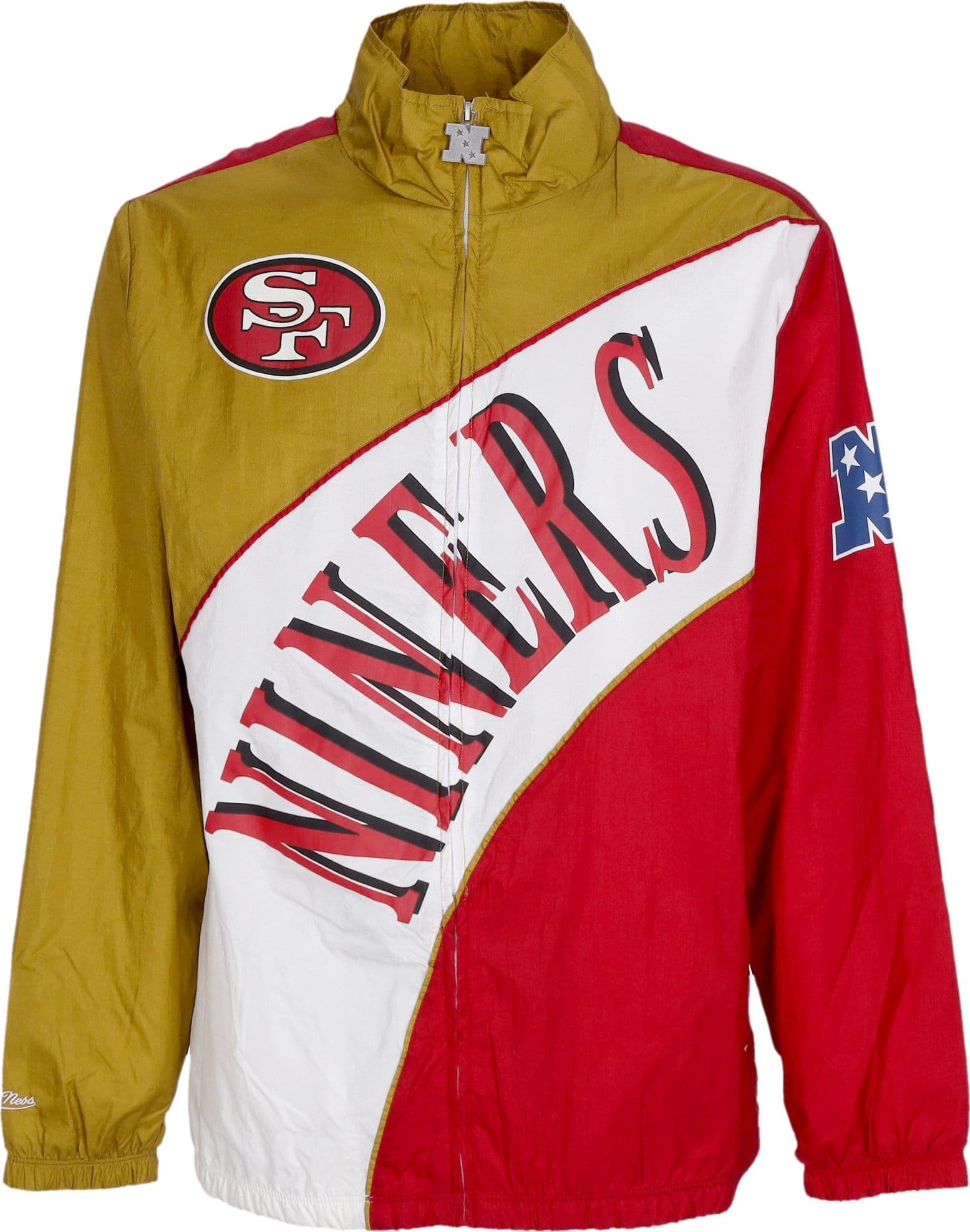 MITCHELL & NESS Giacca a Vento Uomo Nfl Arched Retro Lined Windbreaker Saf49e Multi/white da uomo in Giacche Drestige - Casamassima, commercioVirtuoso.it