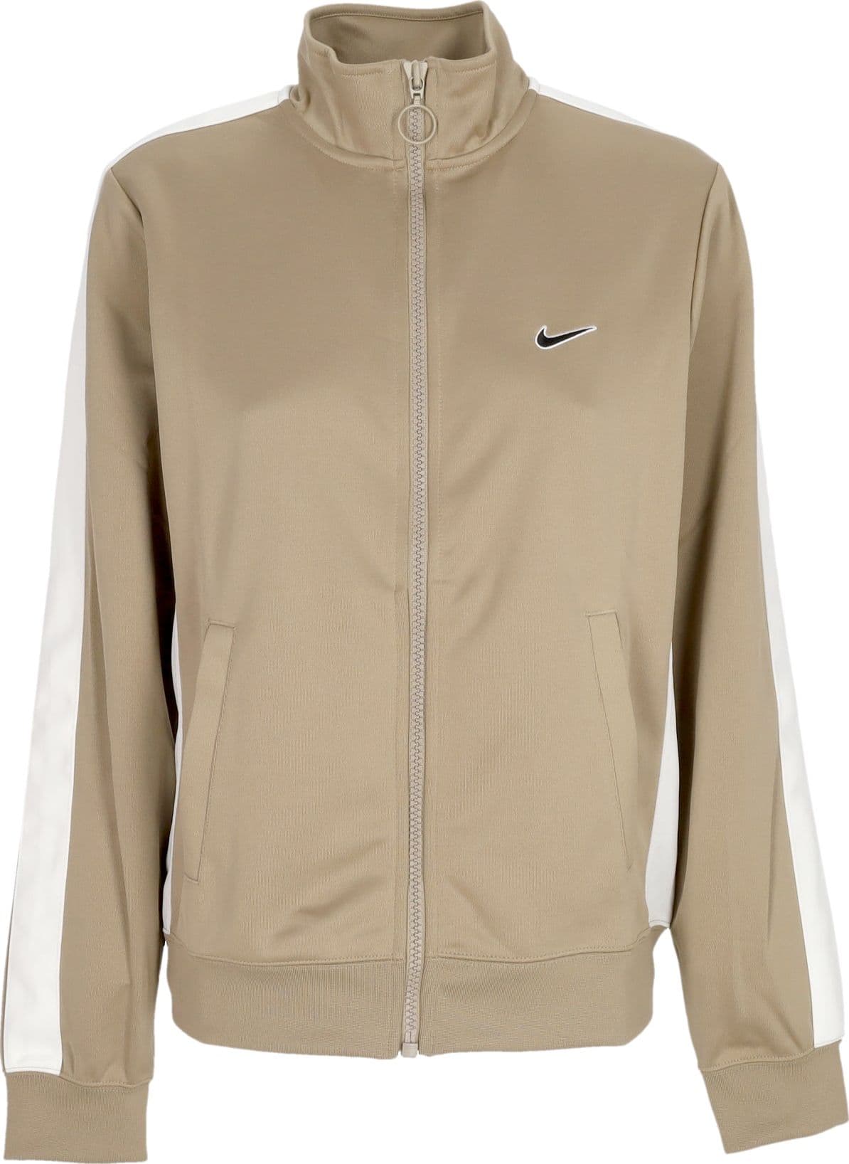 Nike Giacca Tuta Donna W Sportswear Poly-knit Swoosh Jacket Khaki/white da donna in Giacche sportive e tecniche Drestige - Casamassima, commercioVirtuoso.it