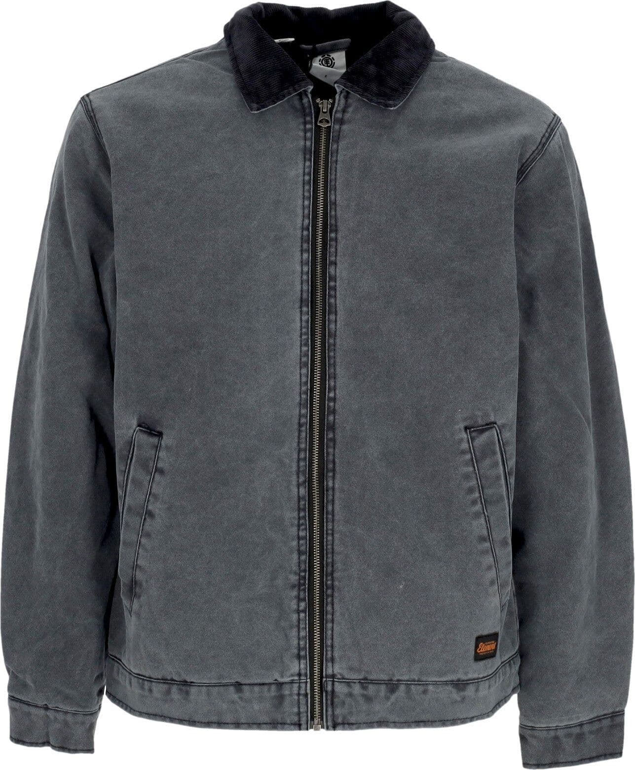ELEMENT Giacca Workwear Uomo Parker Canvas Jacket Washed Black da uomo in Giacche Drestige - Casamassima, commercioVirtuoso.it